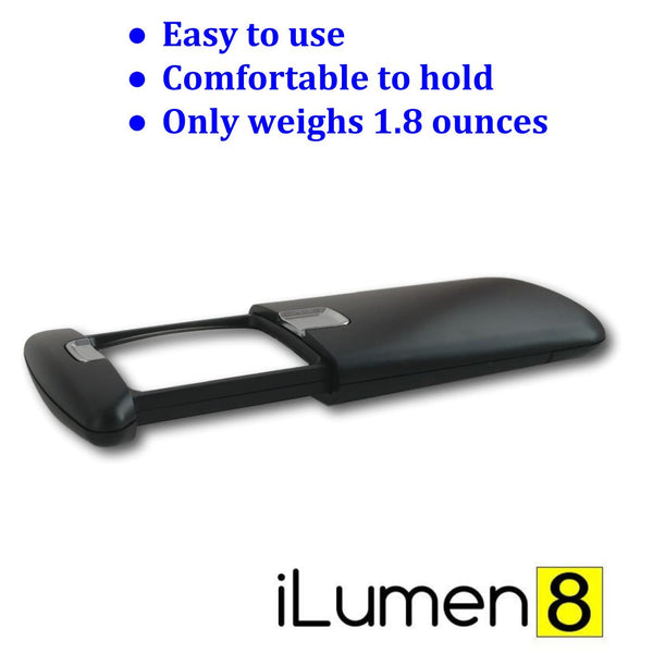 POCKET Magnifying Glass Mini Magnifier with LED Light iLumen8 - shopiLumen8